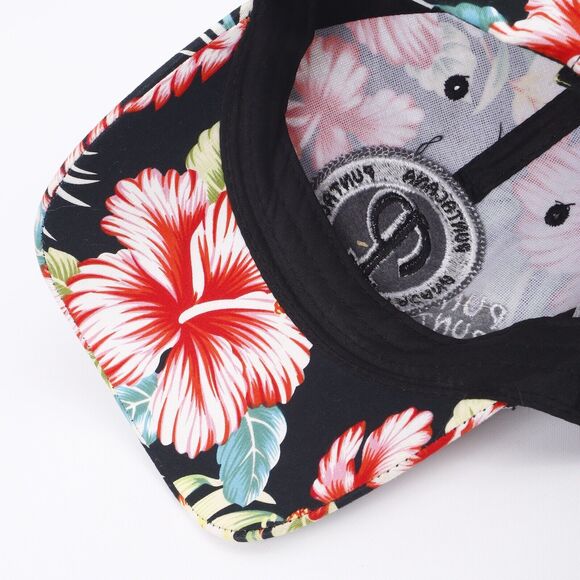 Punta Cana Kaliko Embroidered Logo Patch AOP Floral H&L Ball Cap Hat - Picture 10 of 11